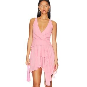 Lovers and Friends Jazmyn Mini Dress in Pink
